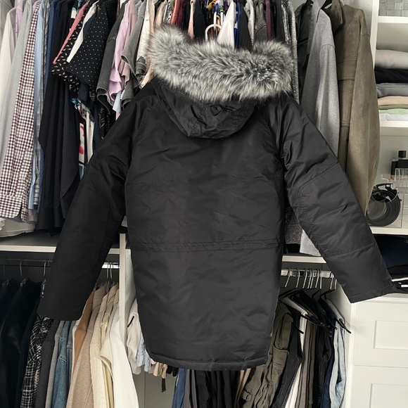 [Calvin Klein] Men's Fur Hooded Parka - Picture 3 of 9